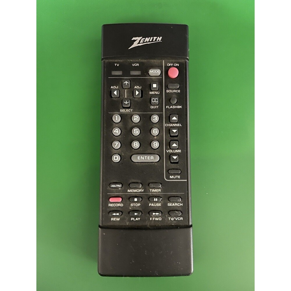 Zenith TV/VCR Remote Controls Tested And Working